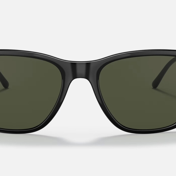Ray-Ban sunglasses (RB4344). Polished black frame/green lenses main image 4